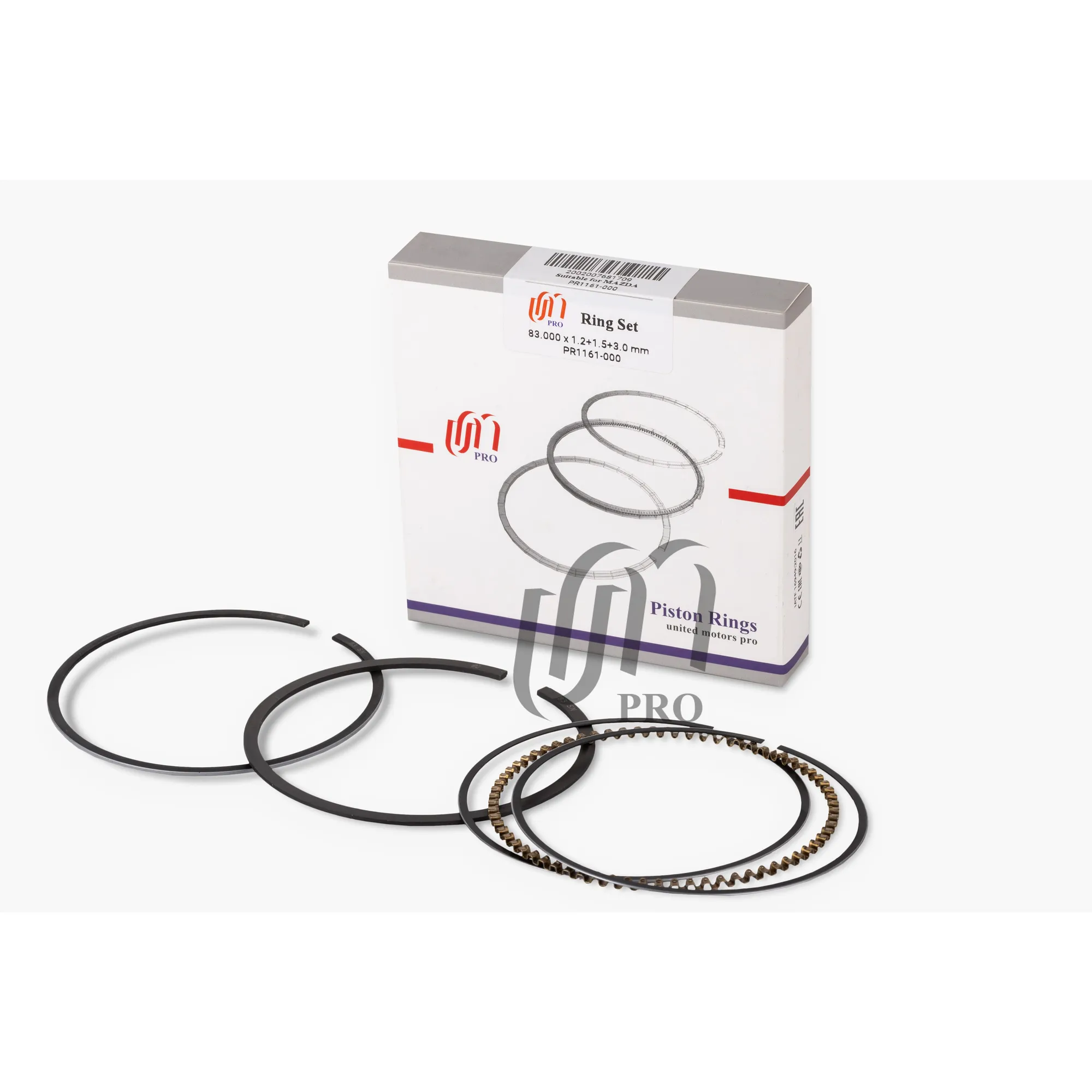 Кольца поршневые MAZDA FS D83.0 STD 1.2-1.5-3.0 (FSY2-11-SC0) на 1 цил. UM UNITED MOTORS PR1161000