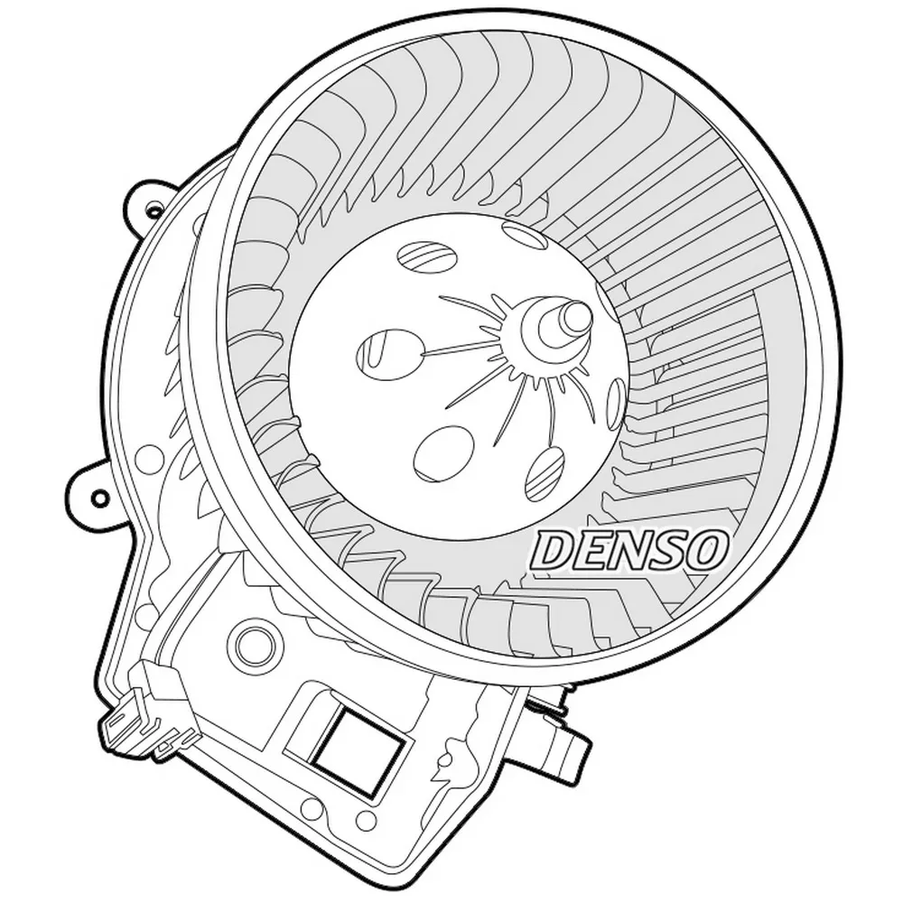 Мотор отопителя MB W203/W463 00-