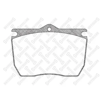 Колодки тормозные дисковые Omn Iveco STELLOX 8501438_SX