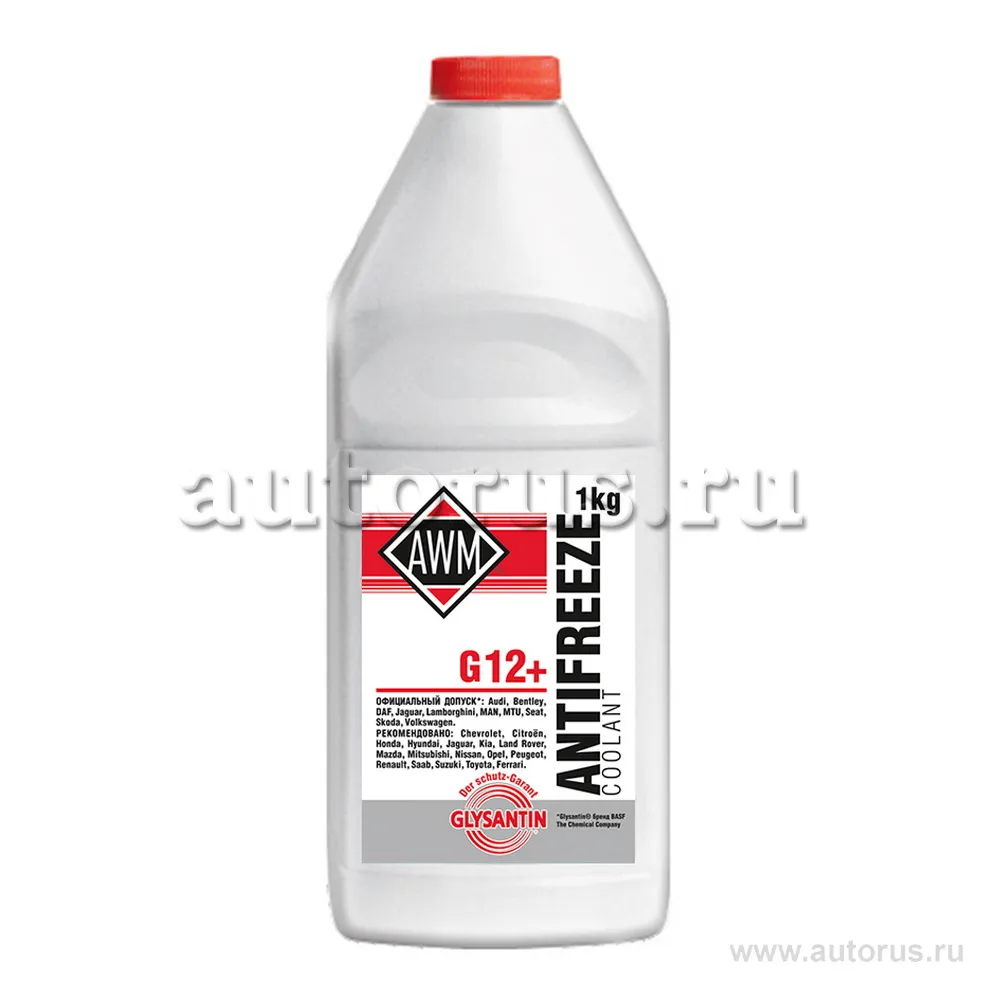 Антифриз AWM 12+/ Glysantin G 30 Ready Mix G12+ готовый -30C 1 кг 430208003