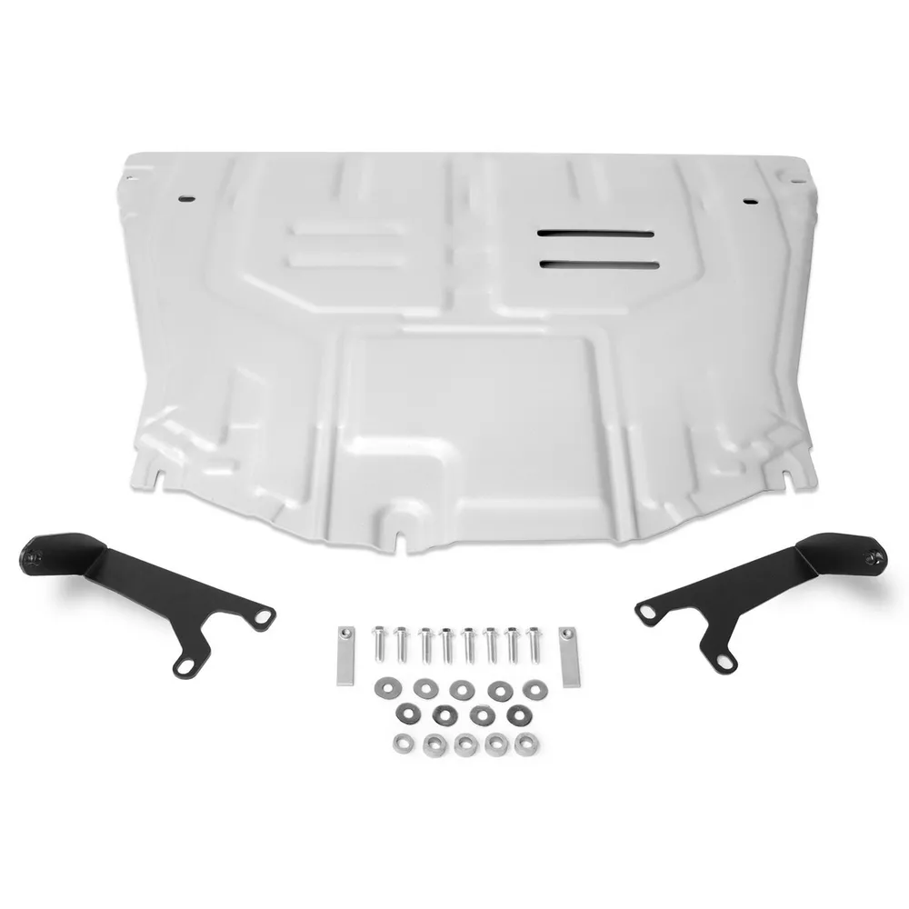 Защита картера + КПП + комплект крепежа, Rival, Алюминий, KIA Soul;KIA Seltos Kia Seltos, Soul RIVAL 333.2846.1