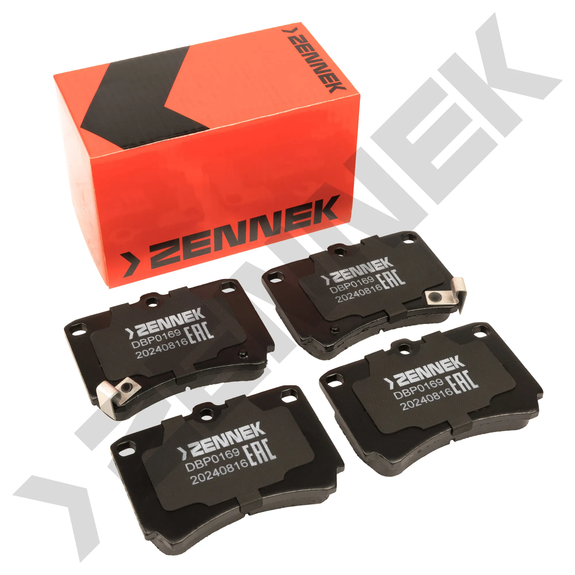Колодки тормозные дисковые передние MAZDA 121 90-97, KIA RIO 00-06 ZENNEK DBP0169