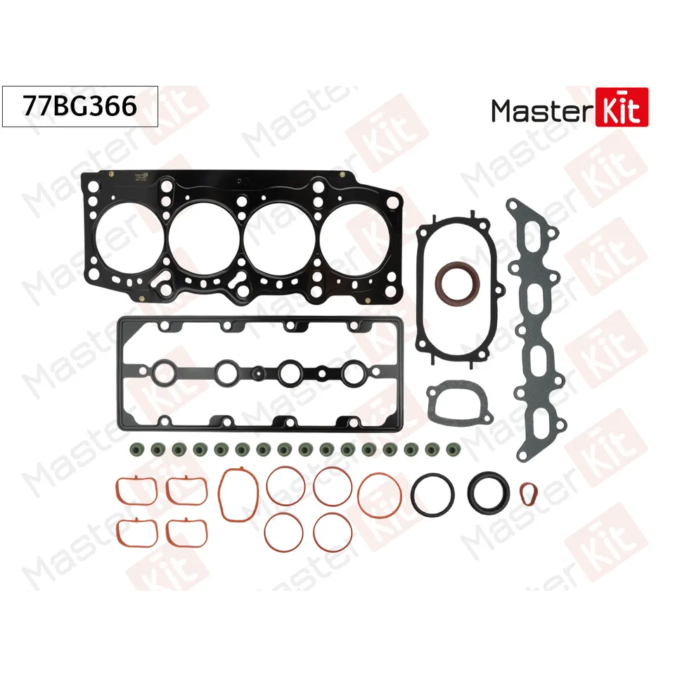 Комплект прокладок ГБЦ Fiat DOBLO вэн (263_) 843 A1.000 MASTERKIT 77BG366