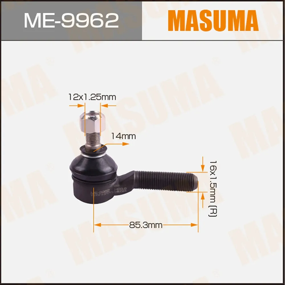 Наконечник рулевой правый Suzuki Jimny 1.3 16V 98 MASUMA ME-9962