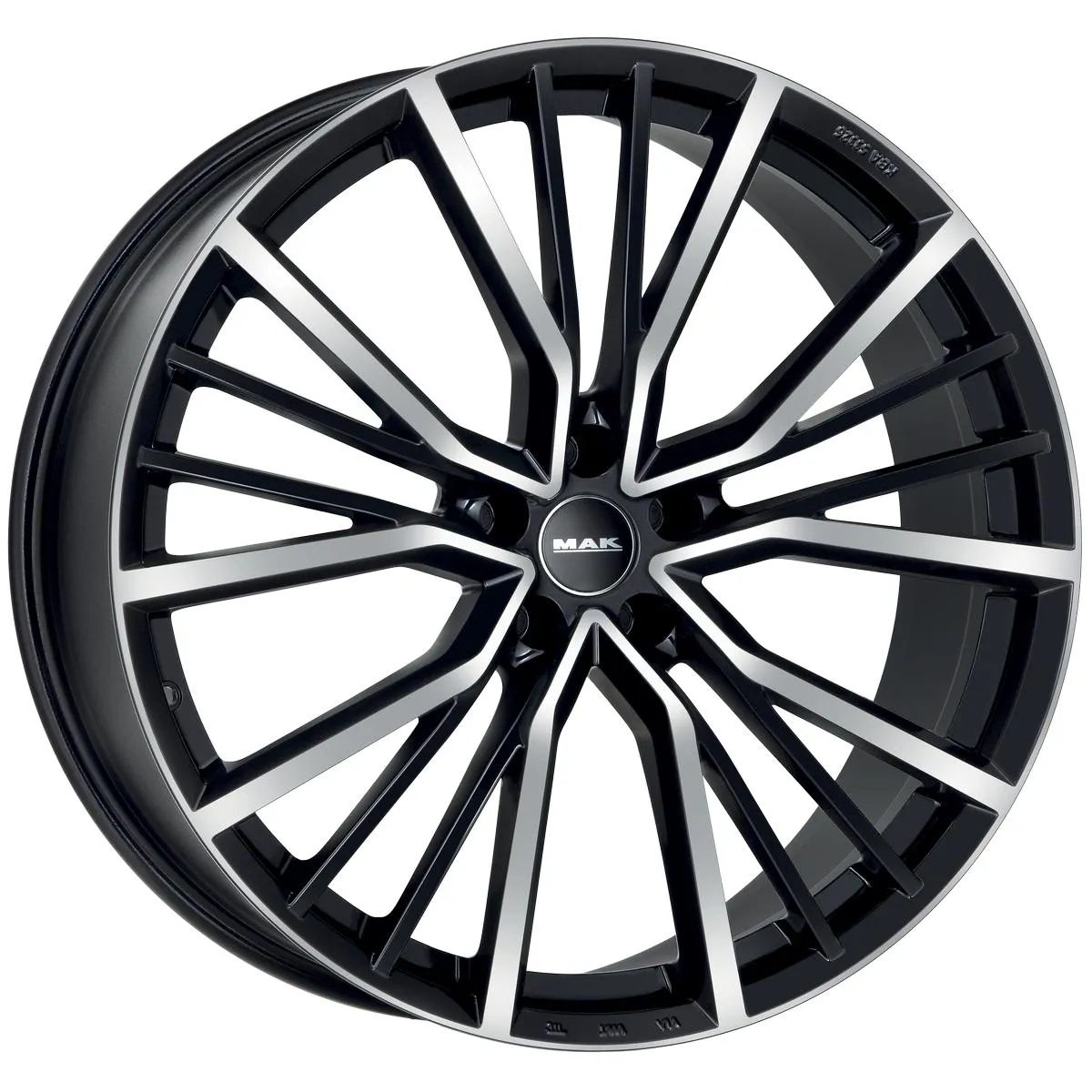 Диск литой R21 9.5J 5x112/66.45 ET25 MAK Union Black Mirror F9521UNBM25WS1X