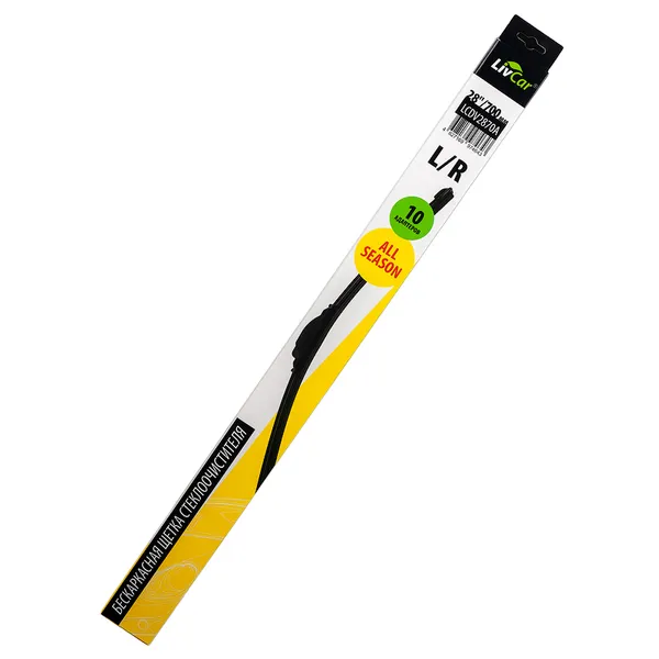 Щётка стеклоочистителя WIPER ALL SEASON бескаркасная всесезонная 28/700 мм LIVCAR LCDV2870A