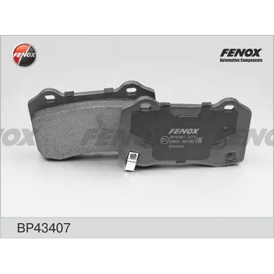 Колодки тормозные дисковые JEEP: GRAND CHEROKEE II 98 -, GRAND CHEROKEE III 0 FENOX BP43407