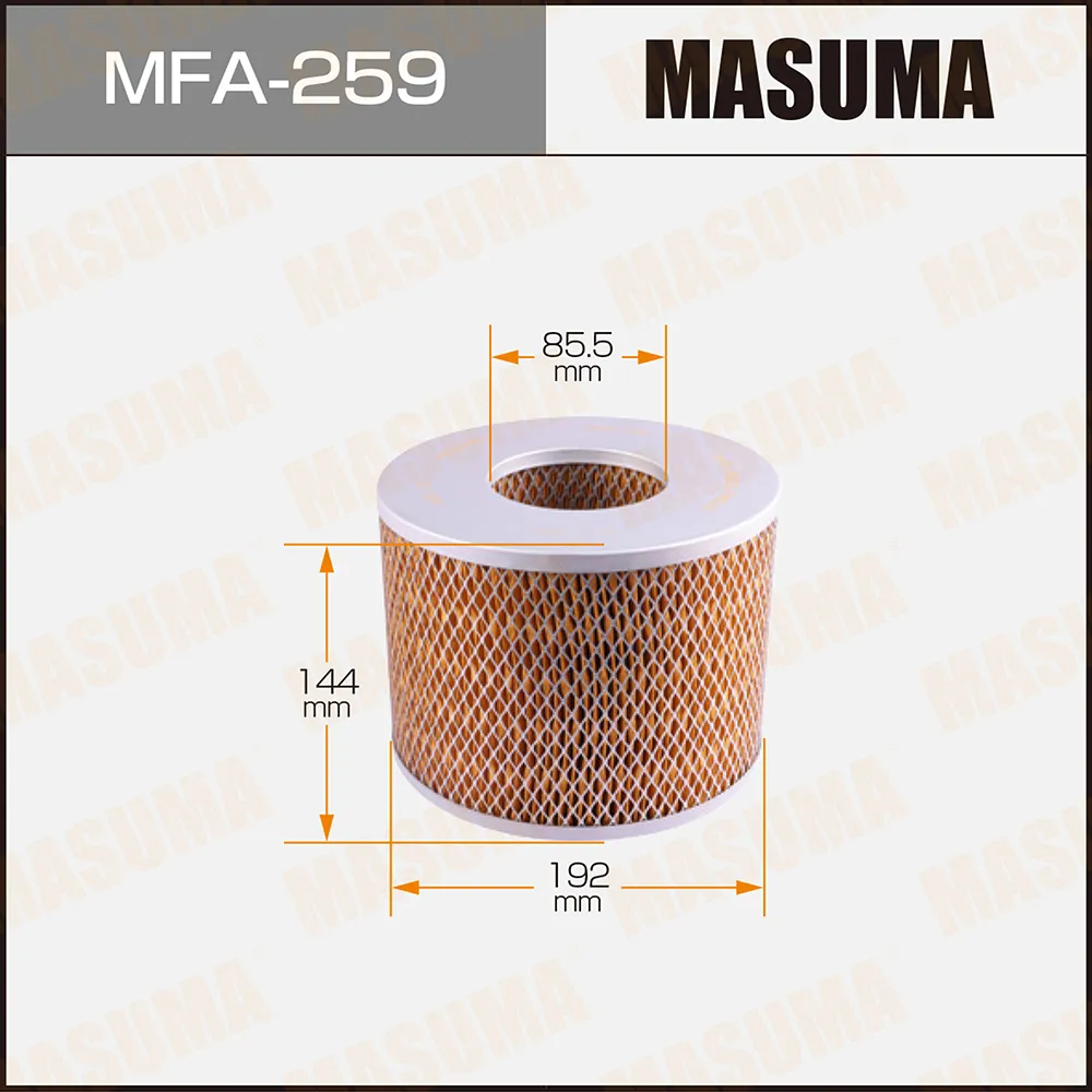 Фильтр воздушный daihatsu delta b 83-99, hi bus 3b bb40m 97-99 MASUMA MFA259