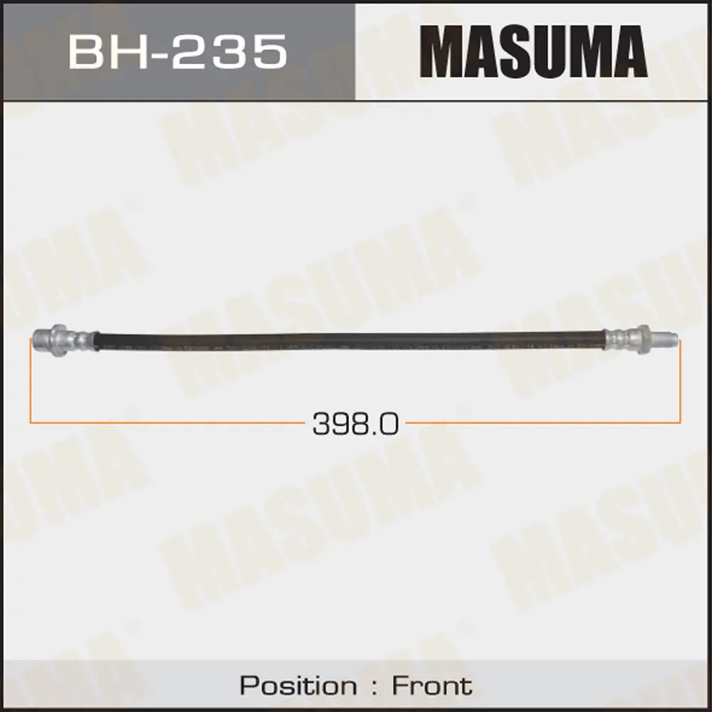 Шланг тормозной передний L TOYOTA LAND CRUISER MASUMA BH-235