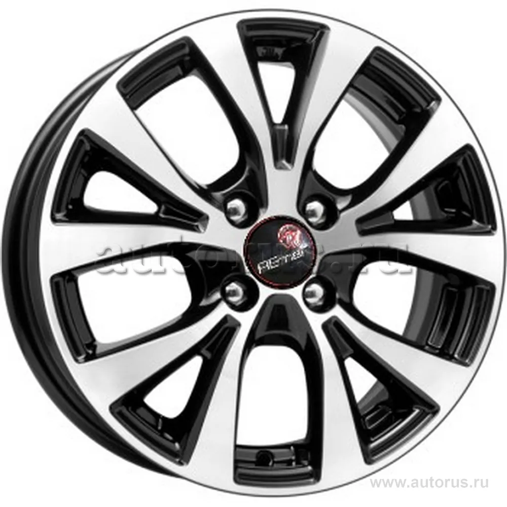 Диск литой R15 6J 4x100/54.1 ET46 Remain R161 алмаз черный 16101AR