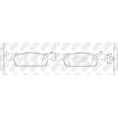 Колодки тормозные NIBK PN43001