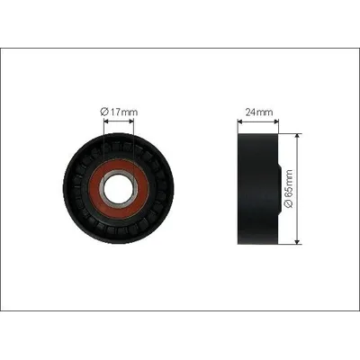 Ролик CAFFARO 500358