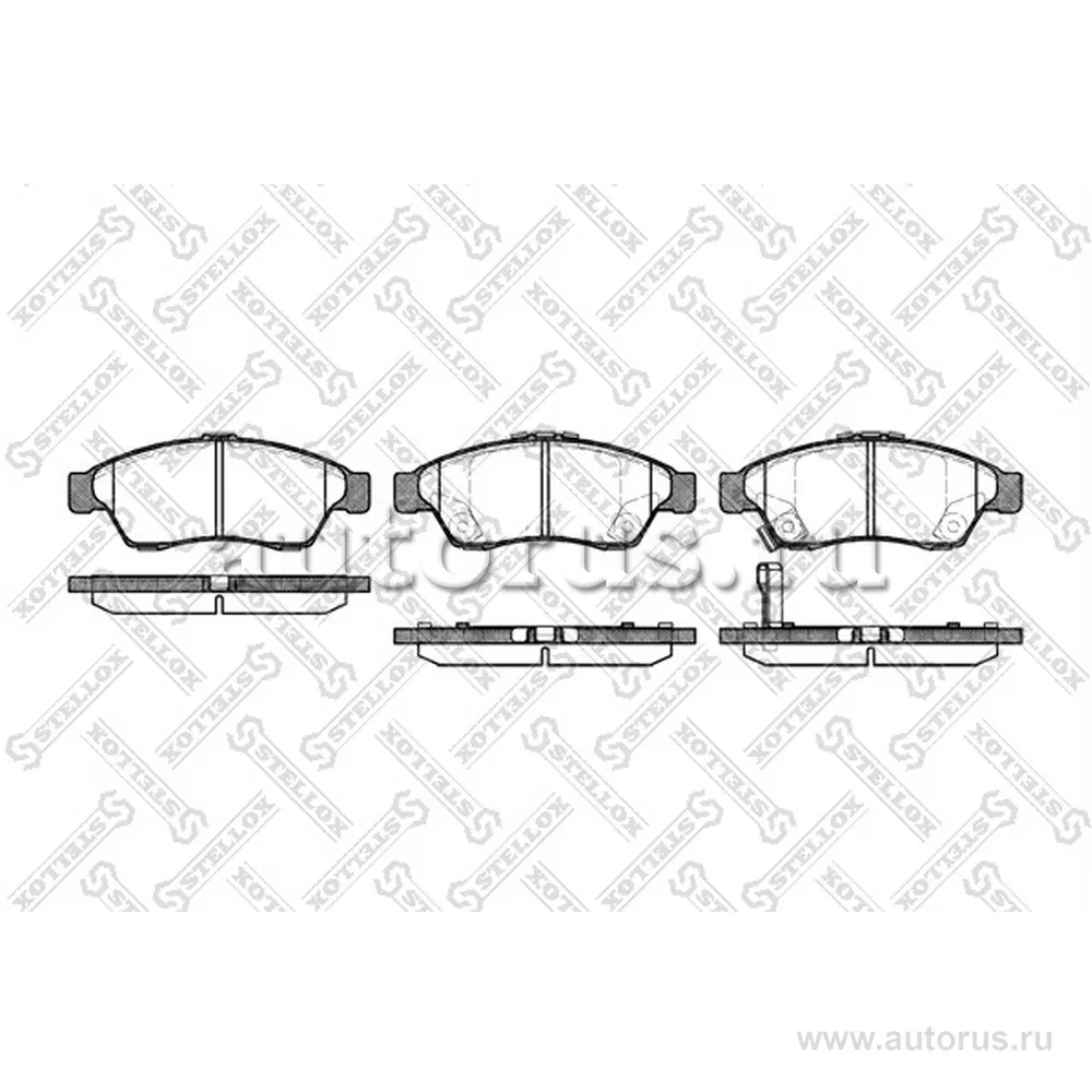 Колодки дисковые п. Suzuki Liana 1.3i/1 STELLOX 886001L_SX