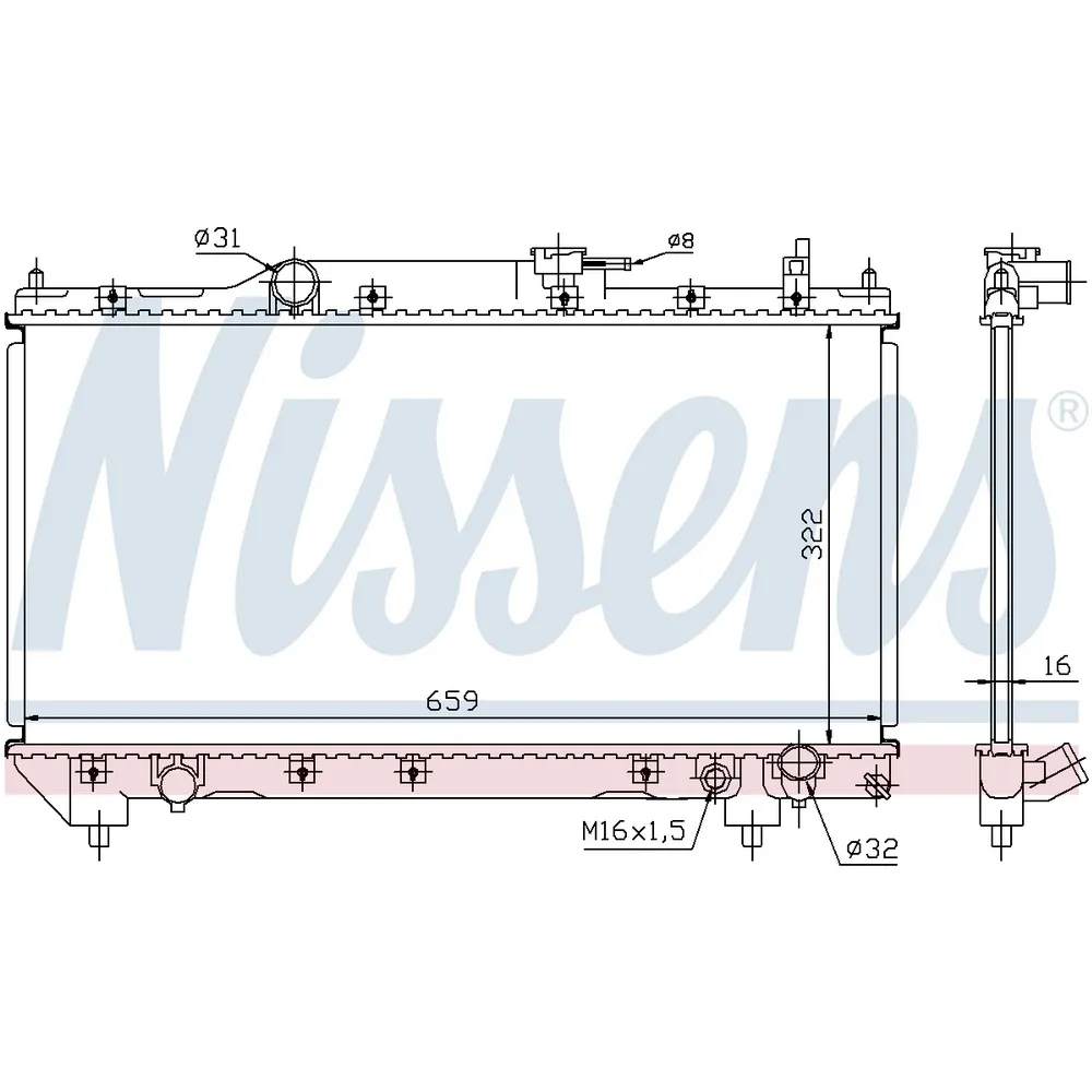 Радиатор основной
