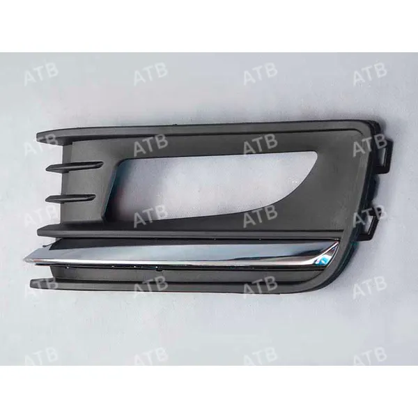 Рамка ПТФ Volkswagen Polo 5 2014-2020 рестайлинг под хром накладку левая ATB 1AVP50KAXL