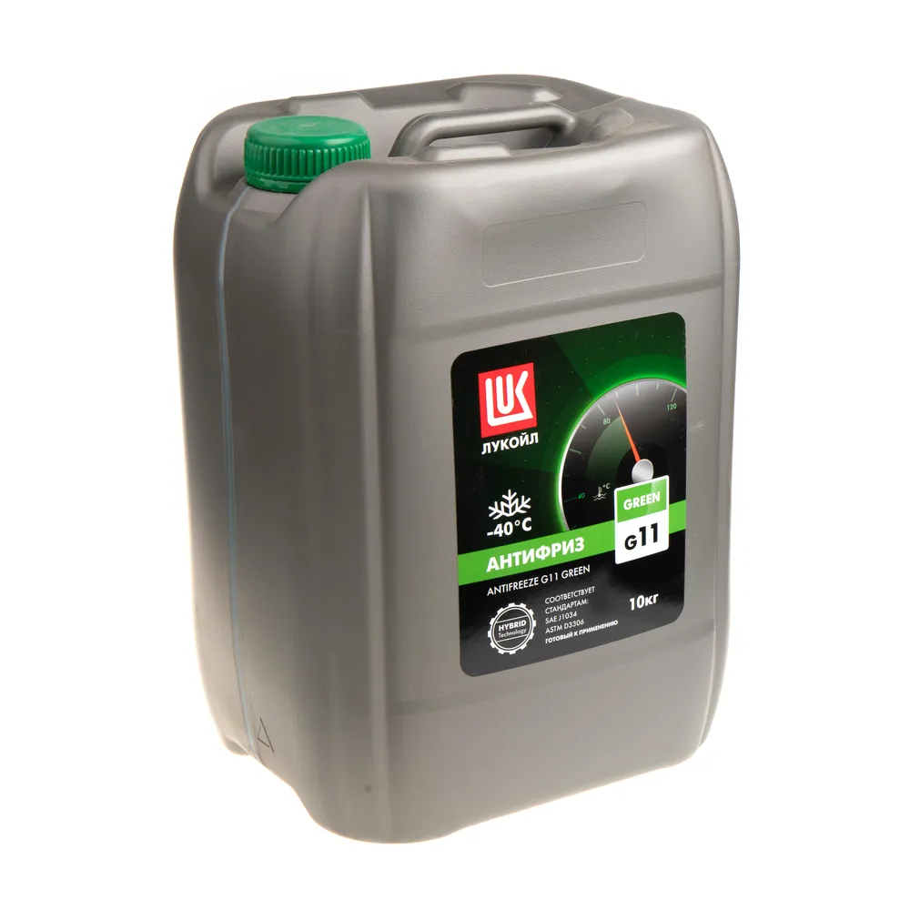 Антифриз Лукойл G11 Green G11 готовый -40C зеленый 10 кг 227384
