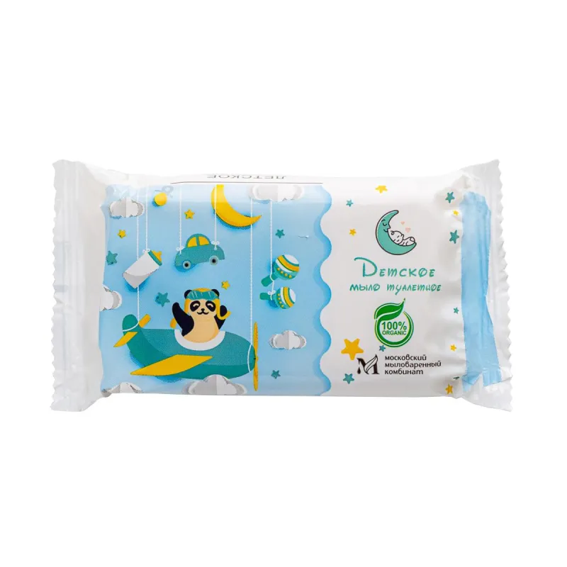 Мыло туалетное Детское в цветной обертке флоупак 100гр. МКТУ0921 1648303