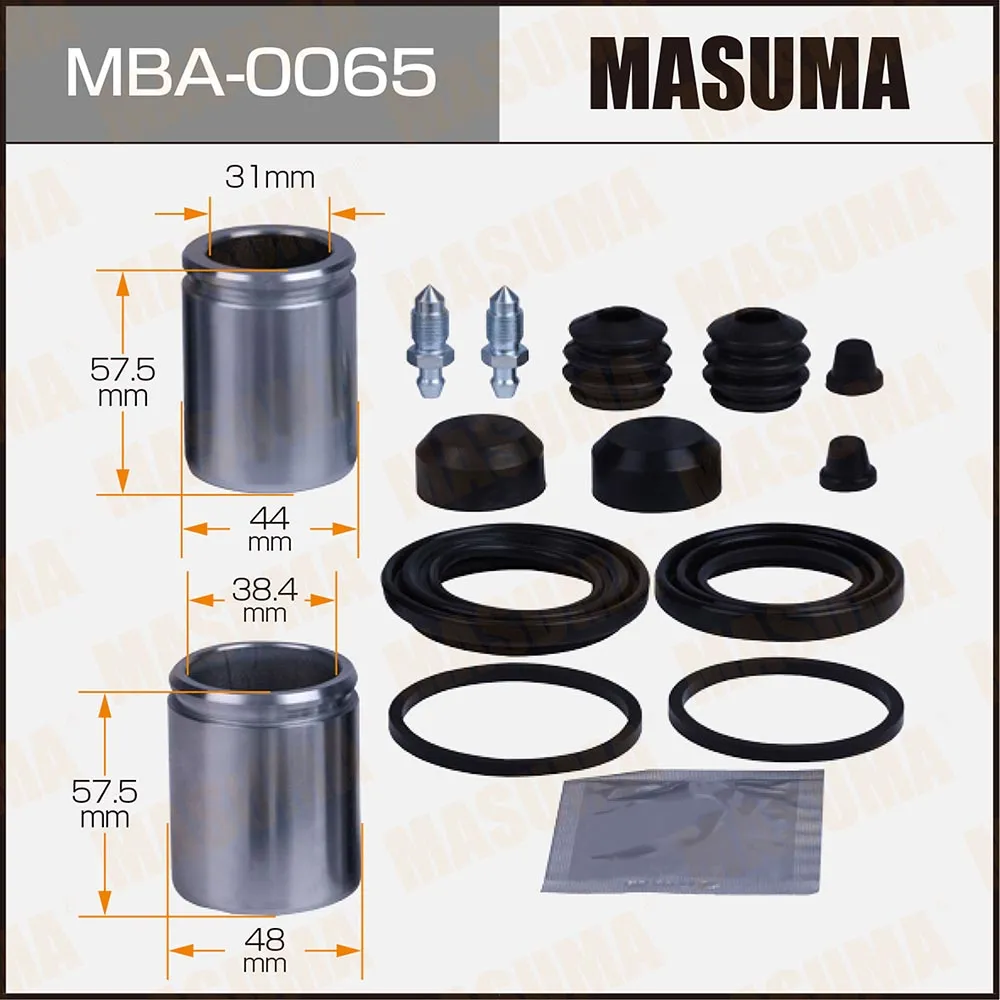 Ремкомплект тормозного суппорта с поршнем d-44/48 MASUMA MBA0065