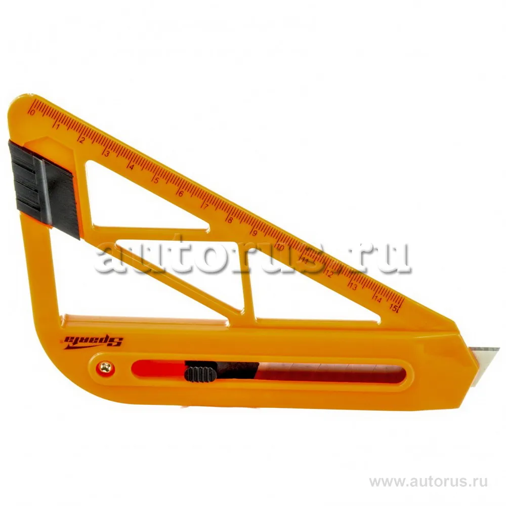 Нож, 18 мм, выдвижное лезвие, для резки обоев, линейка SPARTA 789195