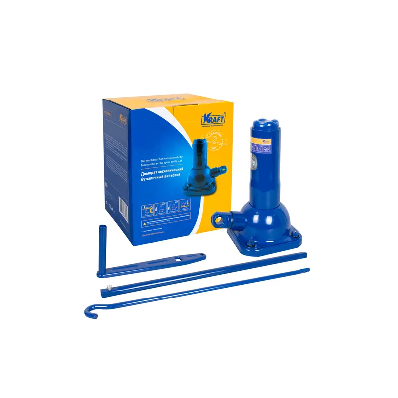 Домкрат механический бутылочный 2Т 215-485 мм KRAFT KT 800057 KRAFT KT 800057