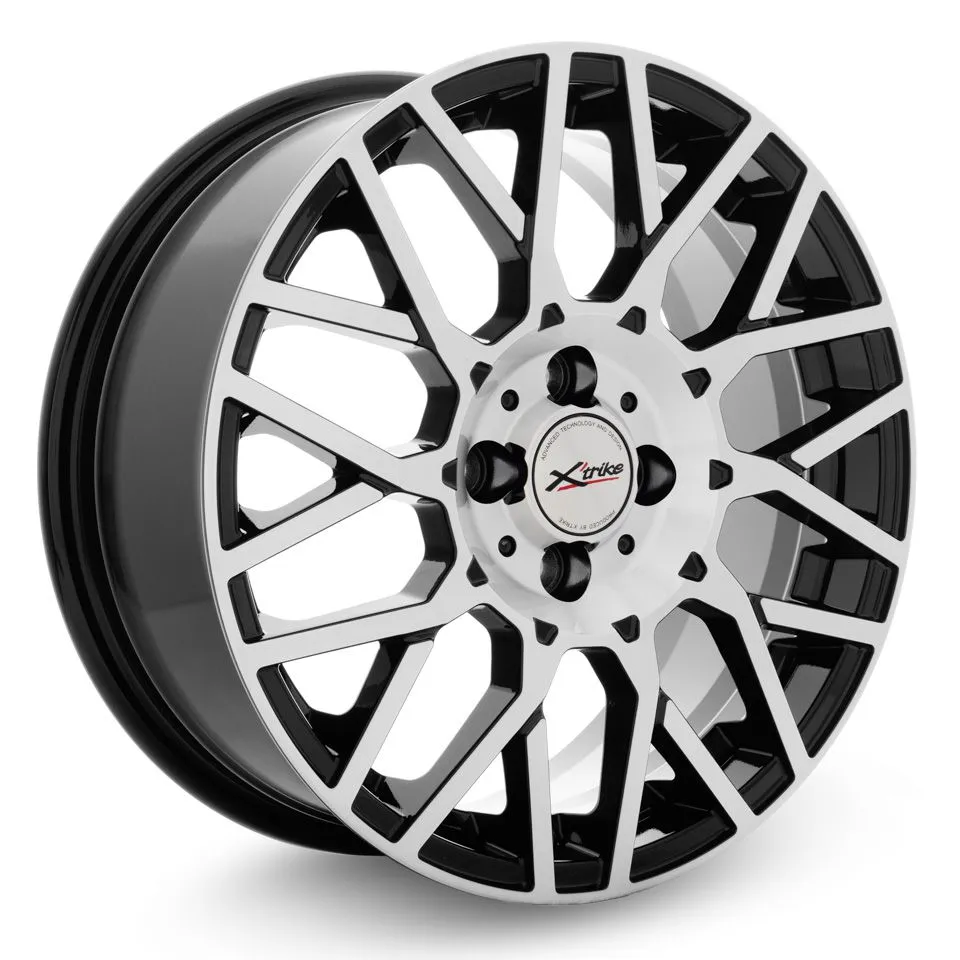 Диск литой R16 6.5J 4x100/60.1 ET48 X-trike X-125 BK/FP 68192