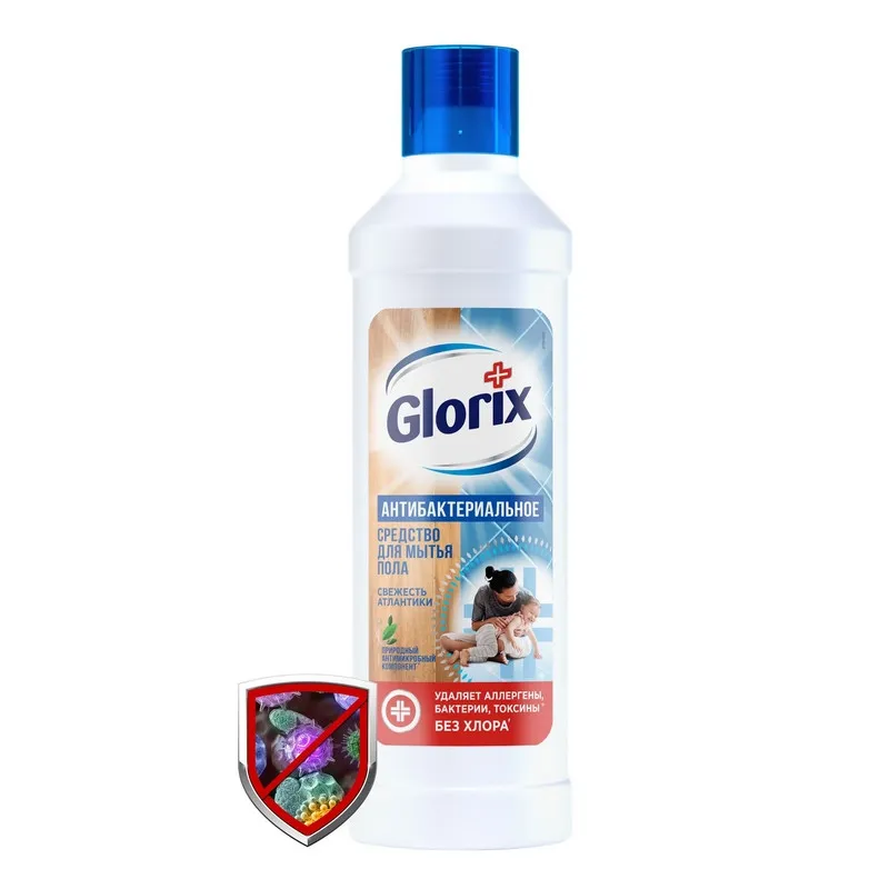 Средство для мытья пола GLORIX Свежесть Атлантики 1л 791464