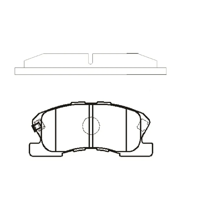 Колодки тормозные TOYOTA Duet 1998 ~ 2004 , DAIHATSU Sirion 1998 ~ 2 CTR GK0137