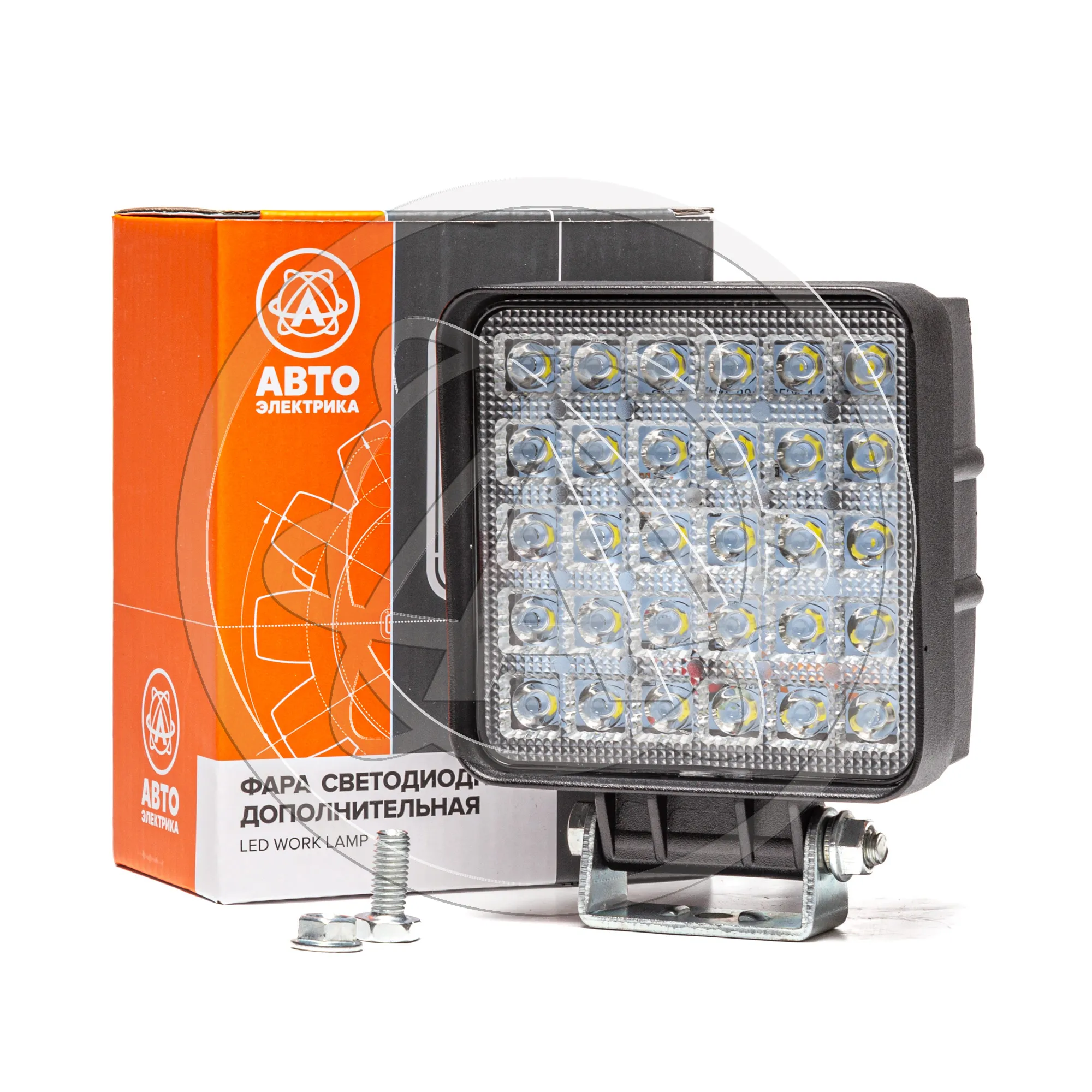 Фара доп-ая AE90S-30LED-65HC квадратная, направленный свет, 30 диодов, 90W,(110х65х140)12/24V AVTOELECTRICA AE90S-30LED-65HC