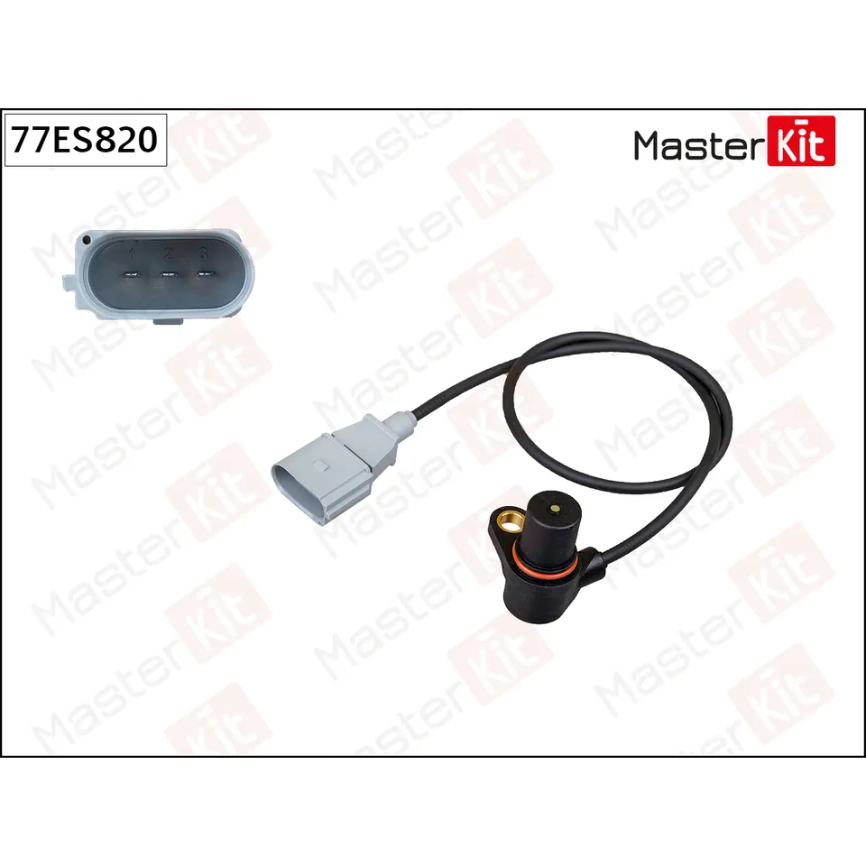 Датчик положение коленвала AUDI A6 1.8-3.0 97-06 MASTERKIT 77ES820