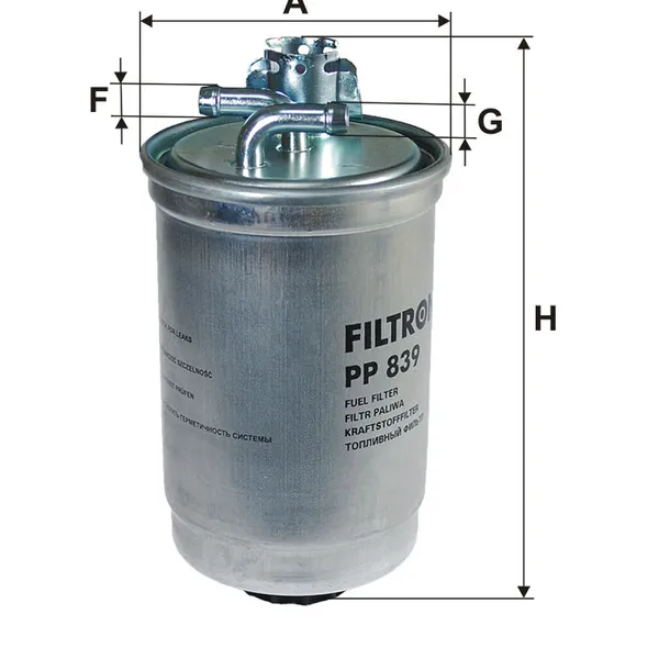 Фильтр топливный FILTRON PP839