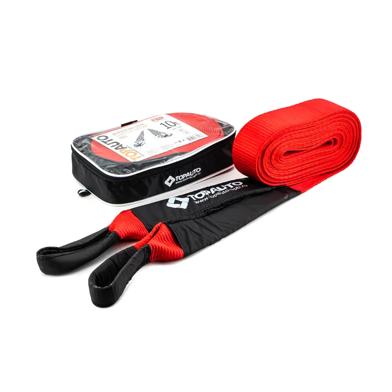Стропа динамическая 10т 6 метров стропа шириной 70 мм, СУМКА ТОП АВТО ДС106С