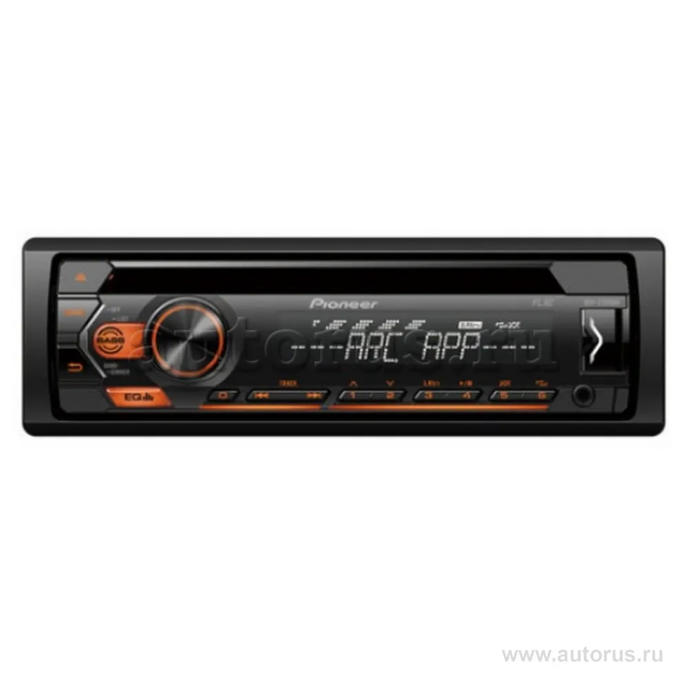 Автомагнитола PIONEER MVH-S120UBA, 4x50вт,USB/MP3/Android,оранж.подсв.
