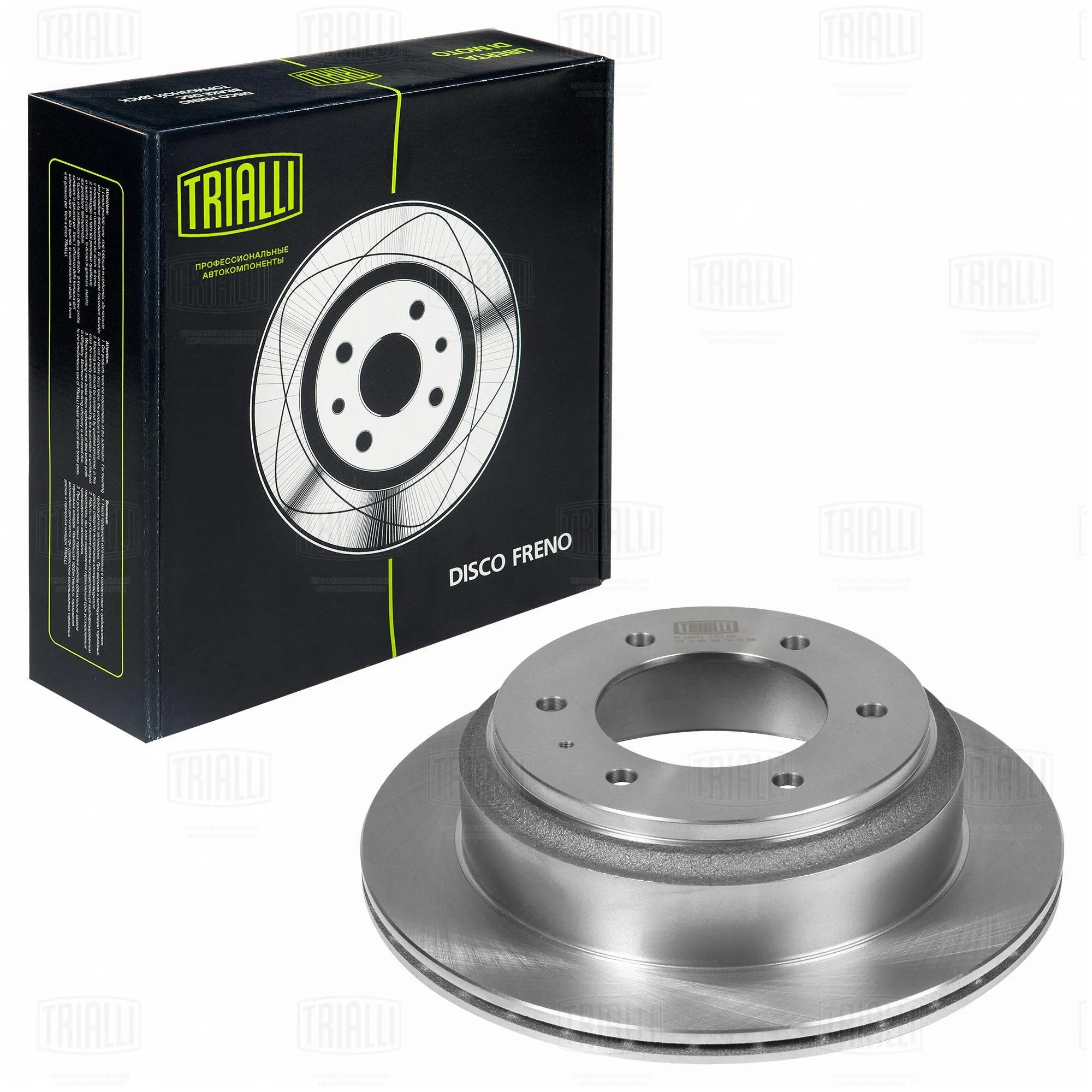Диск тормозной для а/м GREAT WALL HOVER (05-)/H3 (10-)/н5 (11-) задний D=313 TRIALLI DF 270304