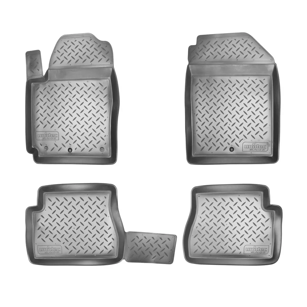 Коврики салонные для Kia Picanto (BA) (2004-2011) NORPLAST NPL-Po-43-25