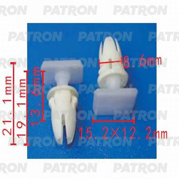 Зажим пластиковый Mercedes применяемость: пороги PATRON P37-0284