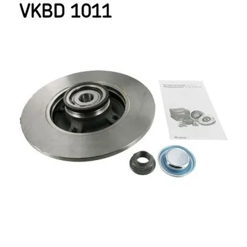 Диск тормозной задний с подшипником CITROEN C4/PEUGEOT 307 /D=249MM SKF VKBD 1011