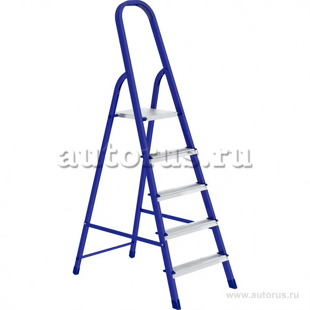Стремянка, 5 ступеней, стальная // Россия
