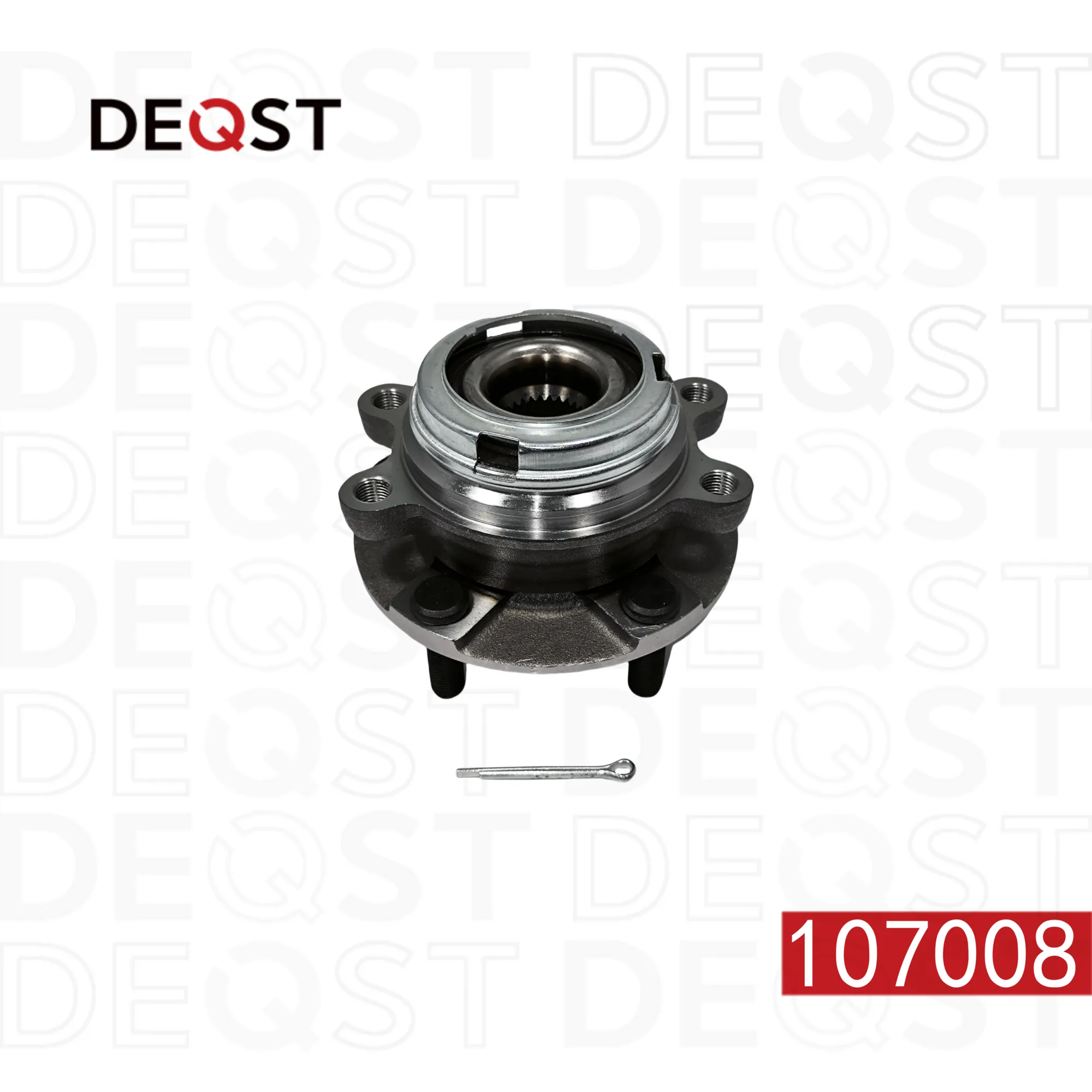 Ступица с подшипником в сборе передняя NISSAN MURANO 2004 2008 DEQST 107008