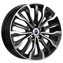Диск литой R17 6.5J 5x114.3/67.1 ET49 КИК Атакама (КС756) алмаз черный r71677