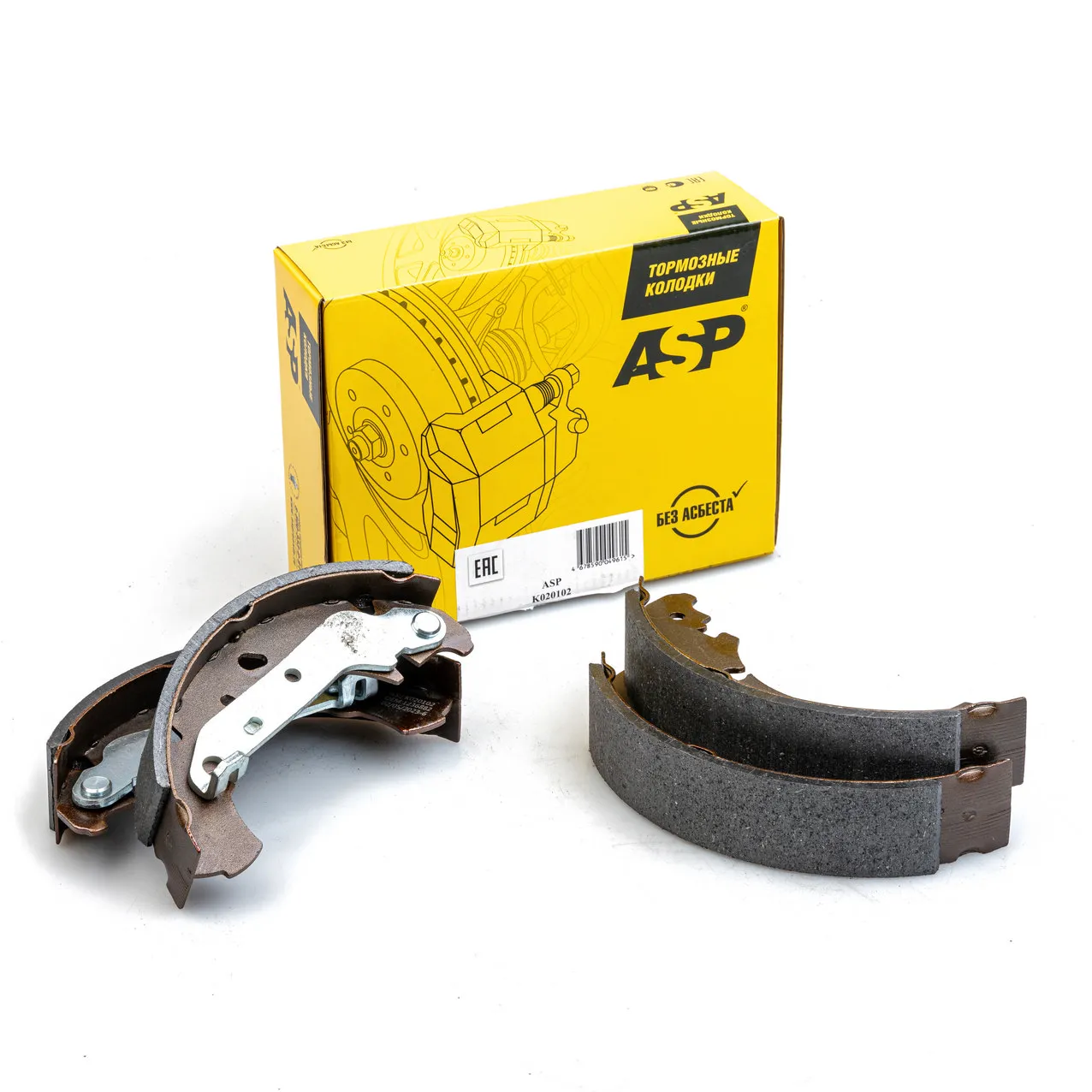Колодки тормозные задние Ford Fusion(02)/Fiesta/Ka/Mazda 2 ASP K020102