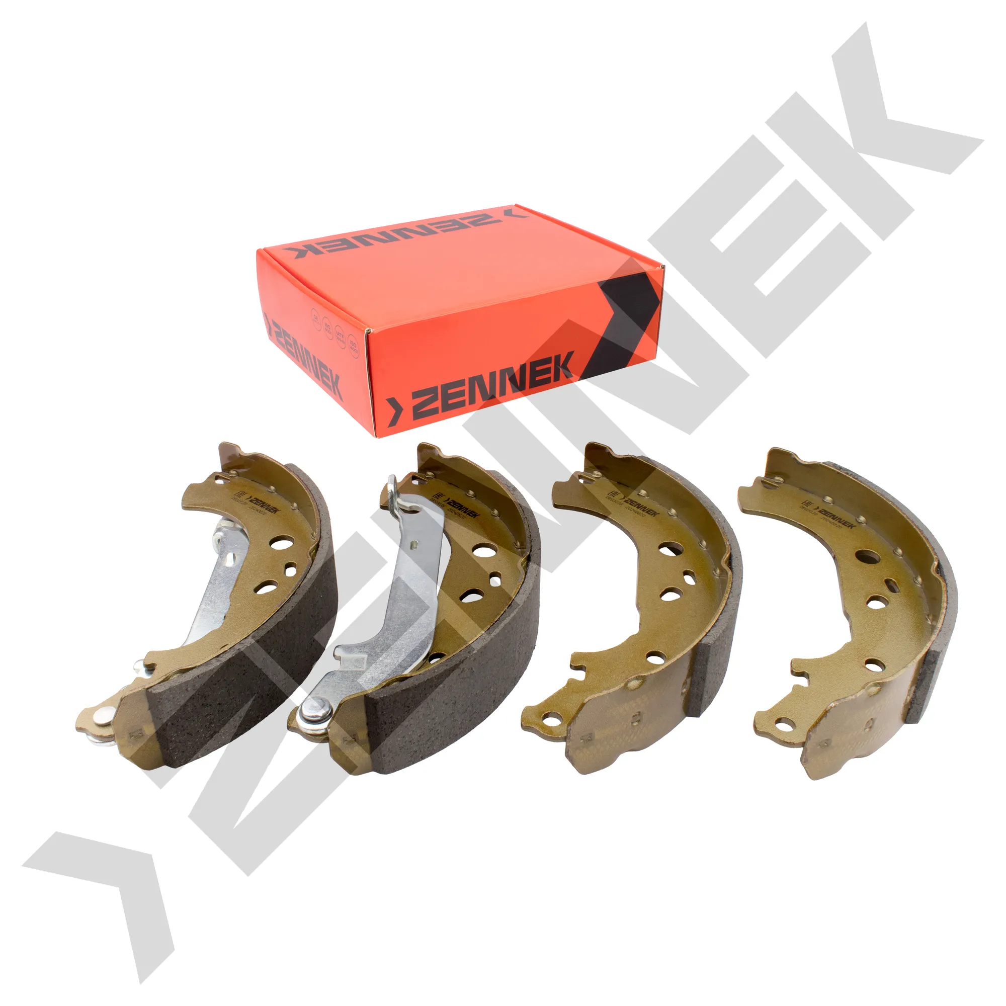 Колодки тормозные барабанные FORD C-MAX 03-07, FOCUS 04- ZENNEK DBS0038
