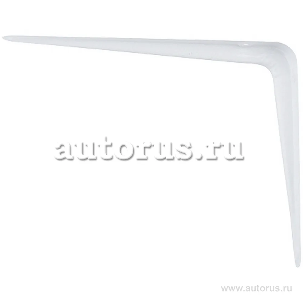 Кронштейн угловой с ребром, 300x350 мм, белый СИБРТЕХ 94018