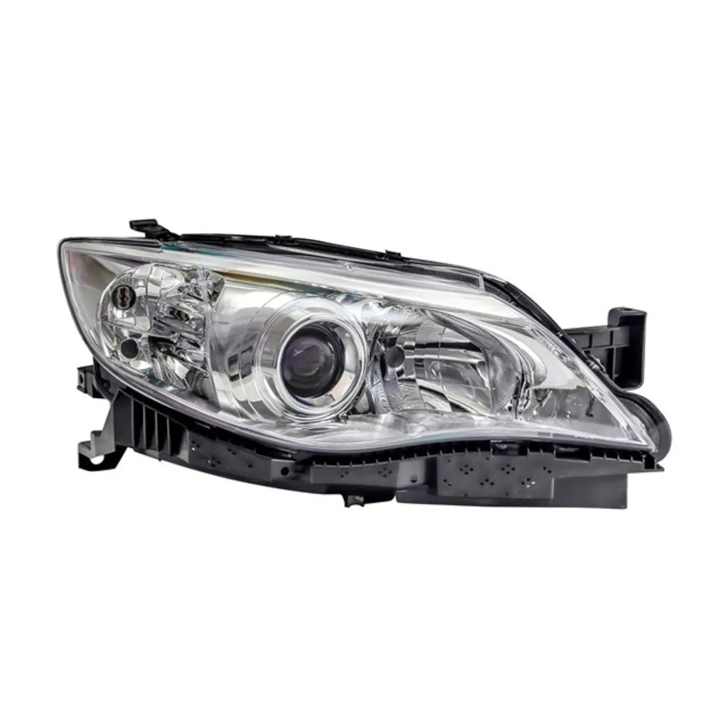 Фара правая линзованная под корректор, внутри хром. SUBARU IMPREZA 08-10 DEPO 2201115RLDEM1