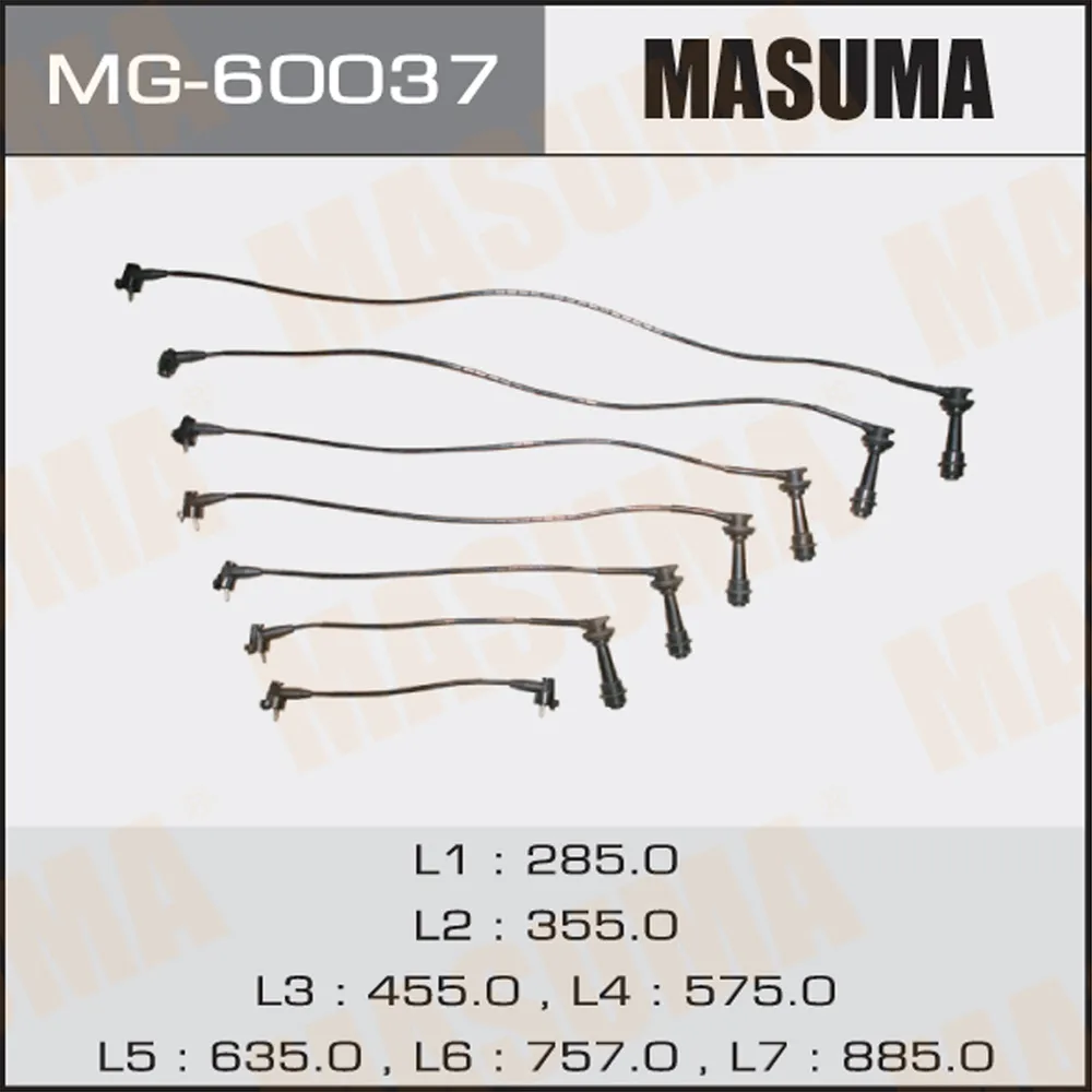 Провода высоковольтные (комплект) TOYOTA CHASER MASUMA MG-60037