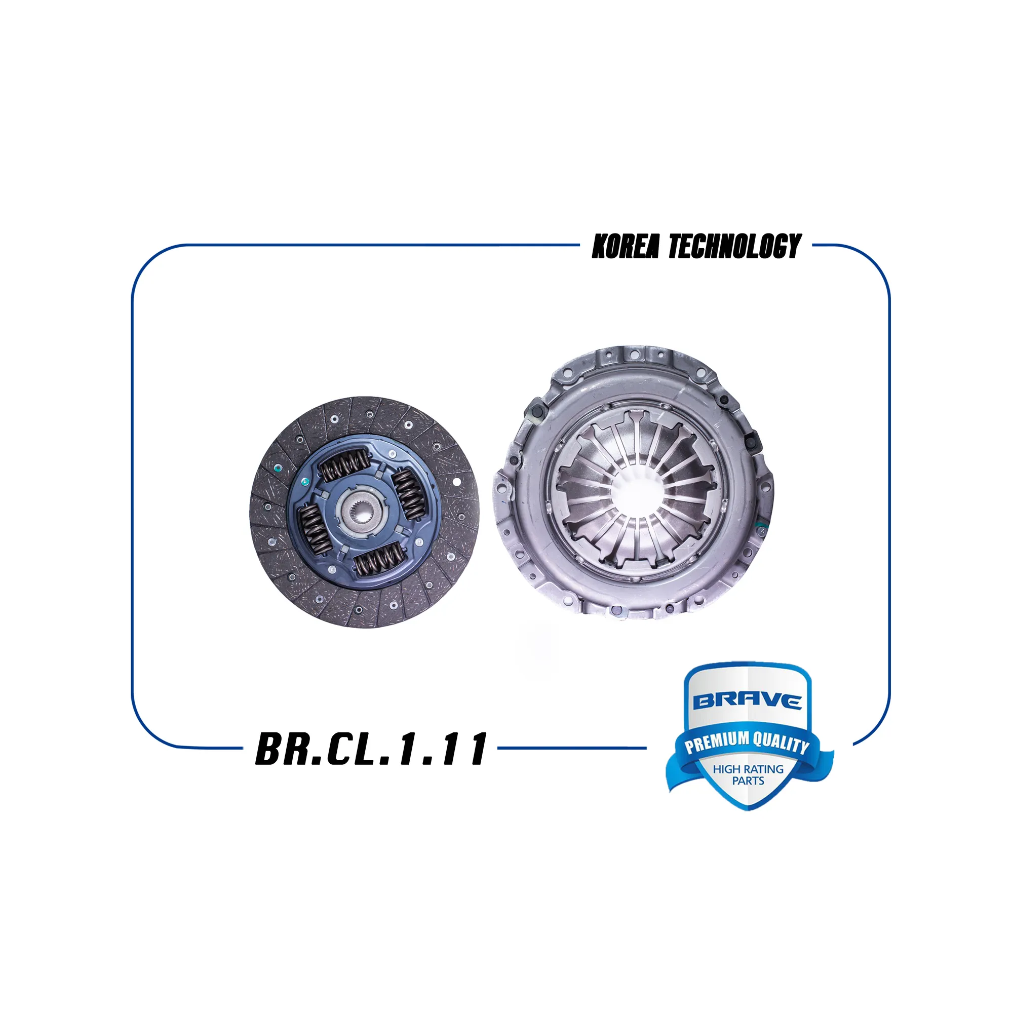 Сцепление в сборе корзина+диск Chevrolet Cobalt1.5,Chevrolet Aveo BRAVE BR.CL.1.11