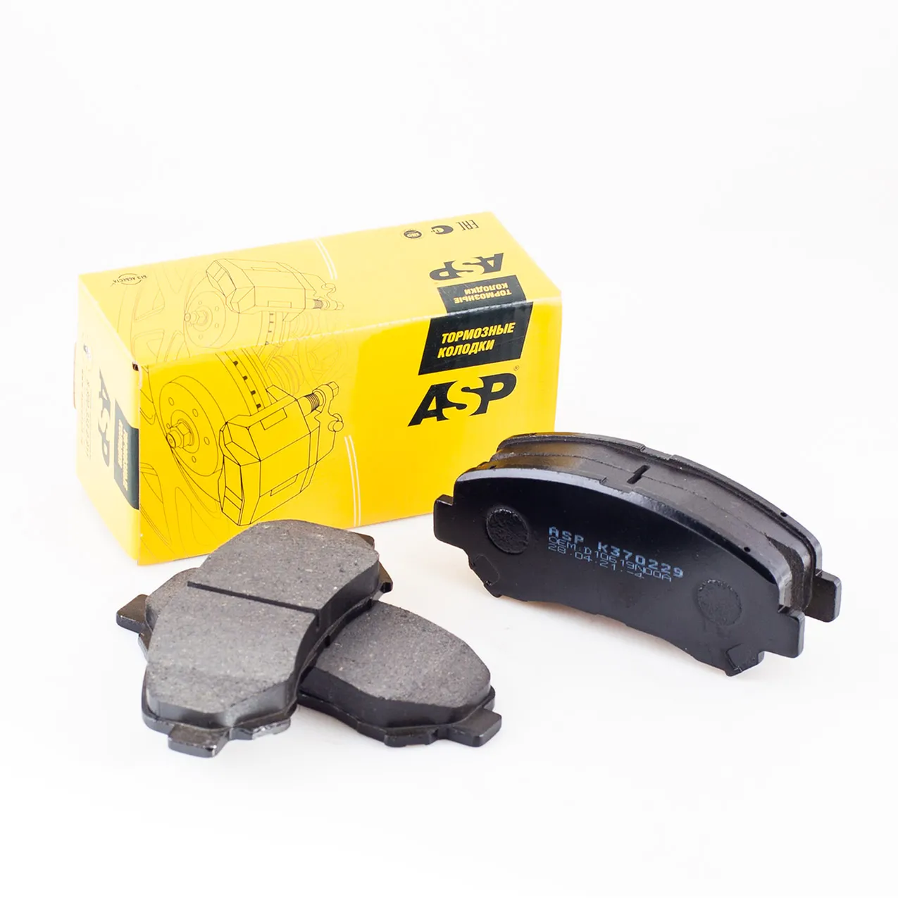 Колодки передние Nissan Qashqai J10 06- PF1413 ASP K370229