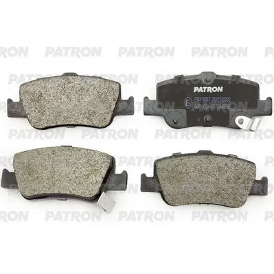 Колодки тормозные дисковые зад. TOYOTA: ALTIS седан (E15 , E14 ) 07-, AURIS ( PATRON PBP1657