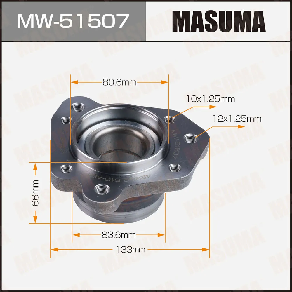 Ступичный узел rear MASUMA MW-51507