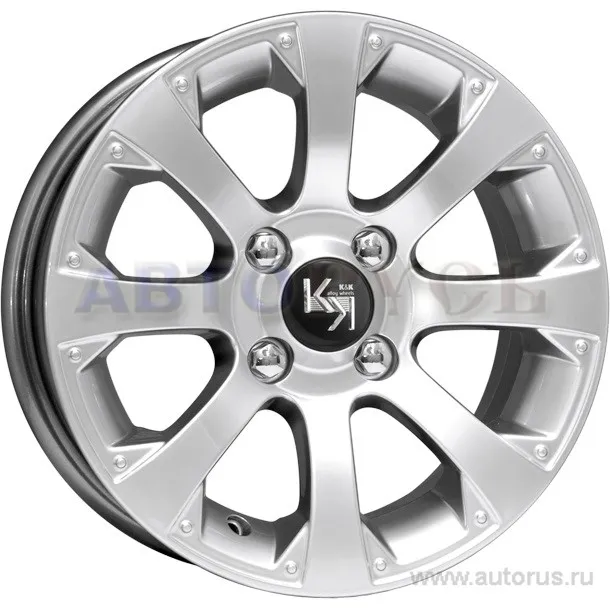 Диск литой R13 5.5J 4x98/58.6 ET25 КИК Аркада-Нова блэк платинум 14589