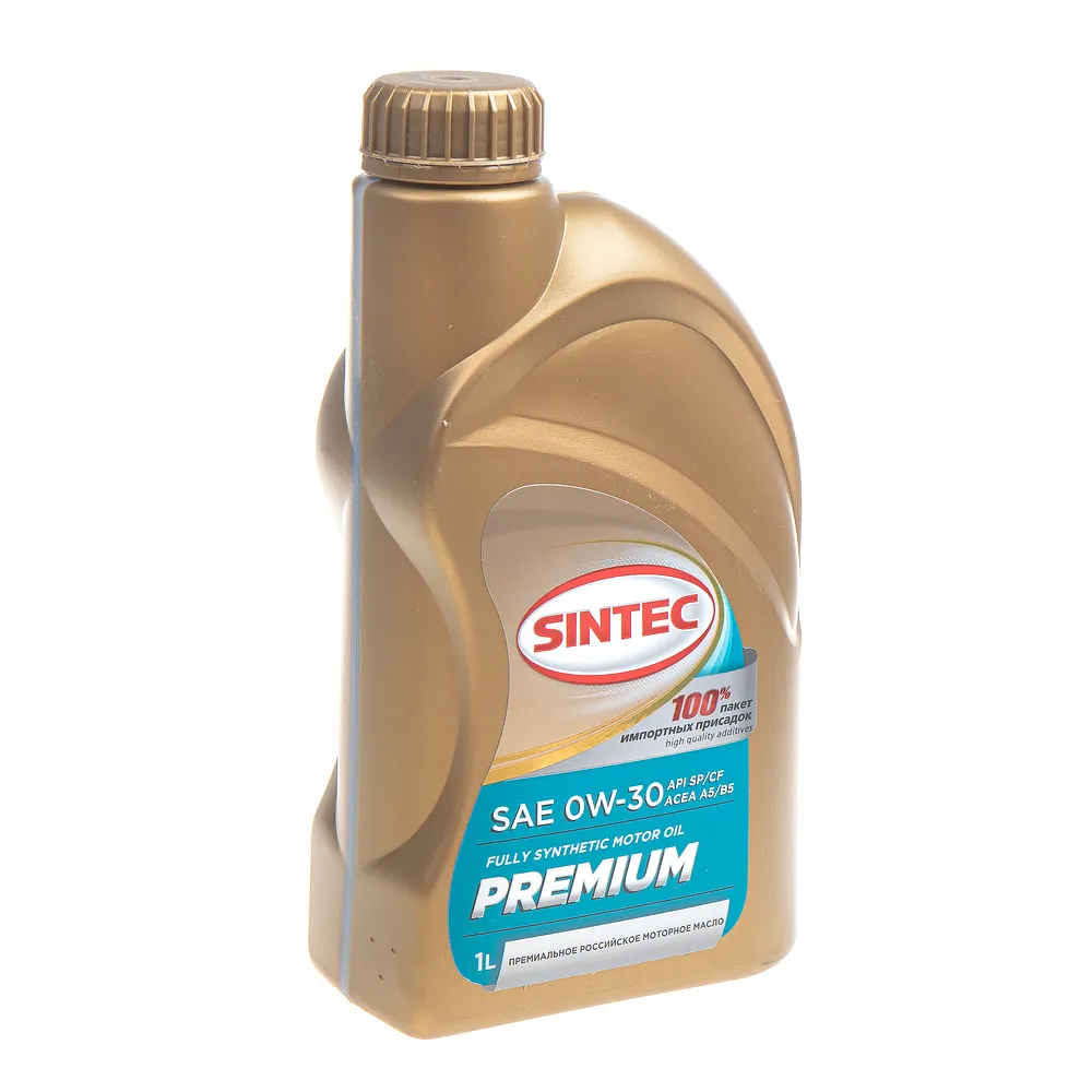 Масло моторное Sintec Premium 0W-30 A5/B5 синтетическое 1 л 322773